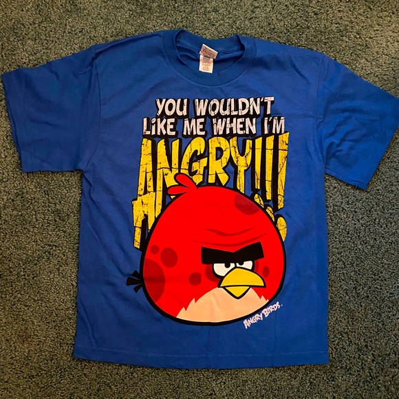Angry Birds licensed t-shirt - Youth M - New - Authentic -Out of print! - Picture 1 of 3